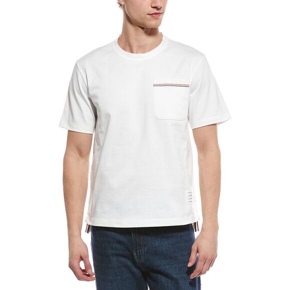 Thom Browne MensOversized T-Shirt White